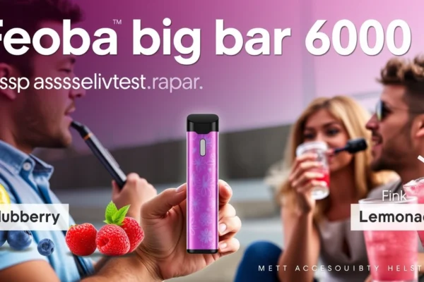 Revolutionize Your Vaping with Feoba Big Bar 6000 – Experience 6000 Puffs of Flavor